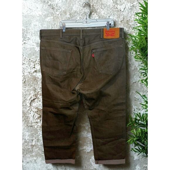 Levi’s 501 Jeans 42x30 Men White Oak Cone Denim Selvedge Rare - Picture 4 of 14